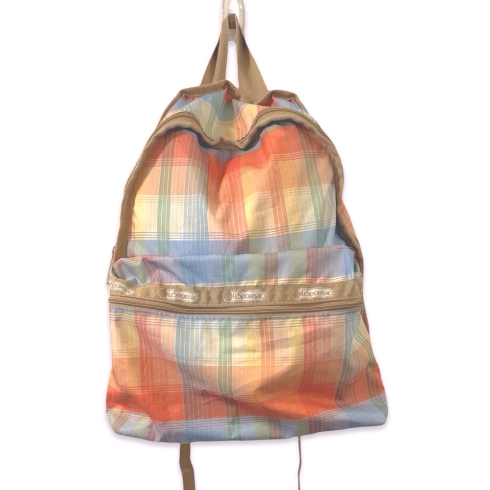 Lesportsac backpack vintage y2k plaid